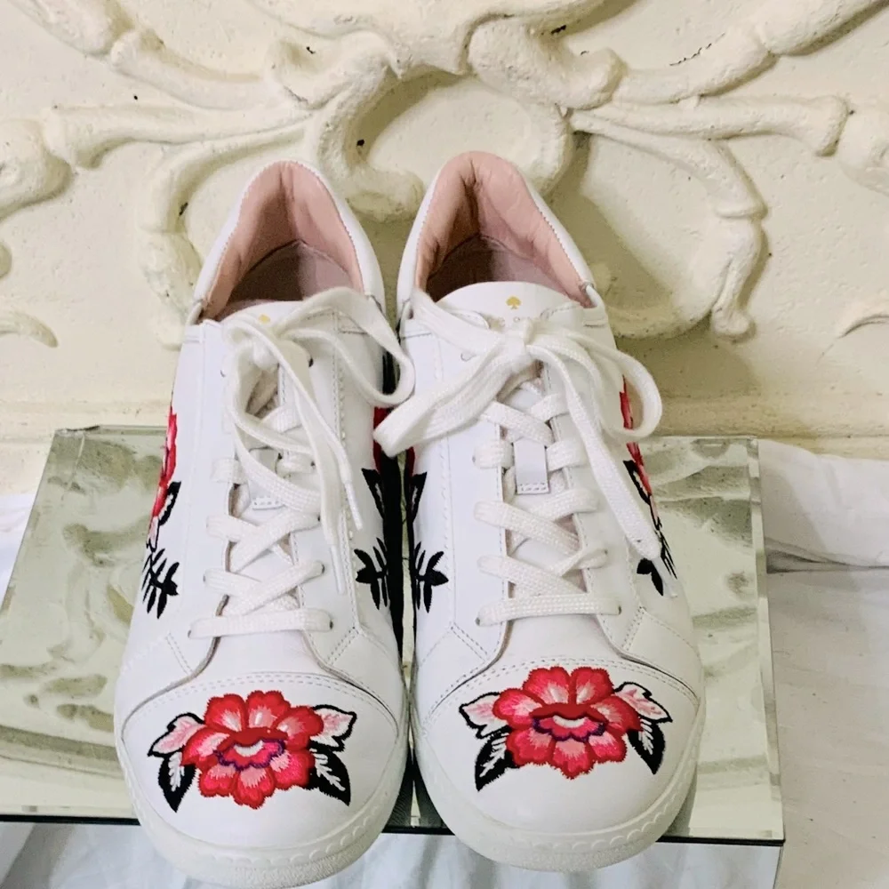 Kate Spade Everhart Embroidered Sneakers